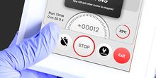 Spin Coater Touch Screen Interface